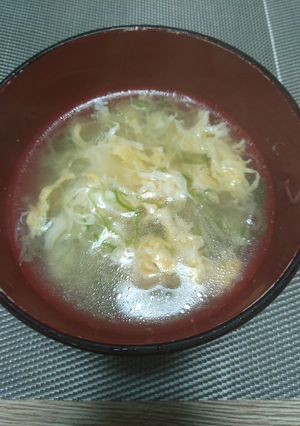 簡単！野菜コーナーに売ってる薬味スープ-レシピのメイン写真