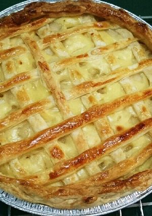 母のカスタードクリームでアップルパイ-レシピのメイン写真