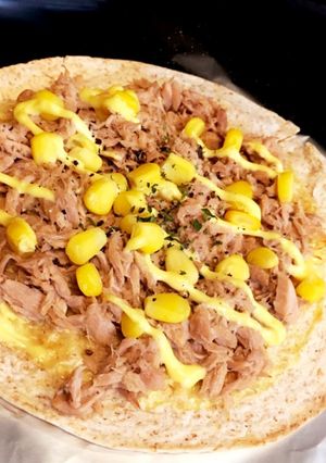 筋肉飯ッ！全粒粉ピザ◎ツナマヨコーン-レシピのメイン写真