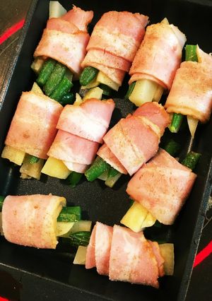 じゃがいもとインゲンのベーコン巻き-レシピのメイン写真
