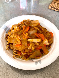 キムチかた焼きそば-レシピのメイン写真