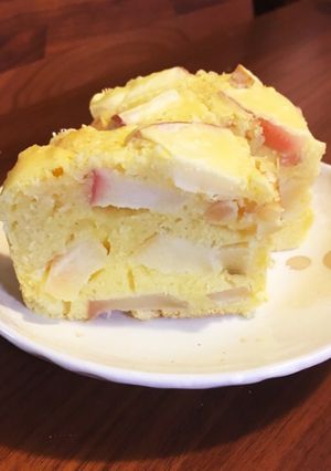 シャキシャキりんごの米粉パウンドケーキ-レシピのメイン写真