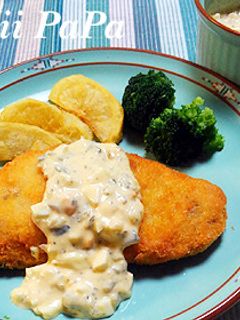 秋鮭のフライ 美味しいタルタルソース添え-レシピのメイン写真