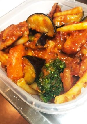 弁当作り置き！ごろごろ野菜のトマトパスタ-レシピのメイン写真