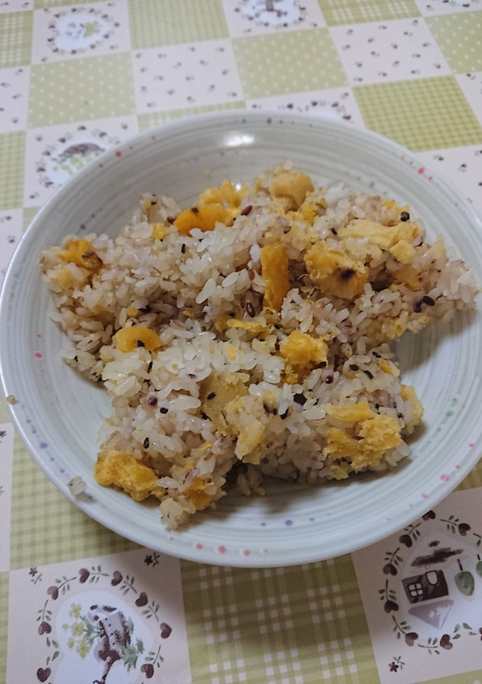 一度で簡単さつま芋おこわとおはぎ-レシピのメイン写真