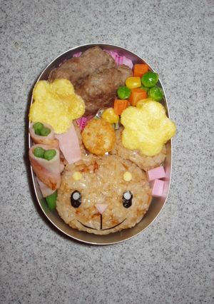 ポケモン　ミミロルのお弁当～キャラ弁-レシピのメイン写真