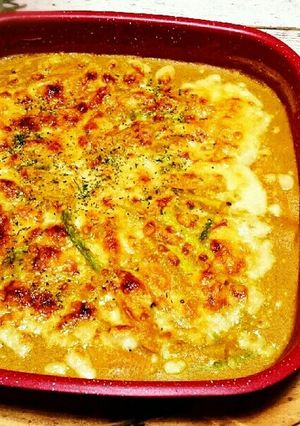 あつあつ♪カレー風味のマカロニグラタン-レシピのメイン写真
