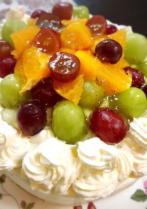 ブドウのショートケーキ-レシピのメイン写真