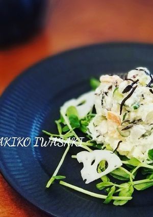 綺麗になれちゃう『ヘルシー和風ポテサラ』-レシピのメイン写真