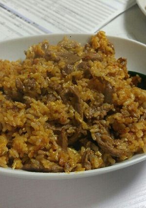 細切り牛肉の焼肉炒飯-レシピのメイン写真