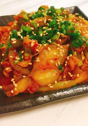 ご飯がすすむ！豚キムチ-レシピのメイン写真
