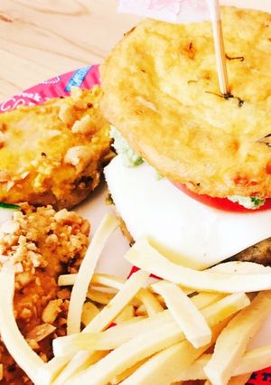 糖質制限☆がんもバーガー-レシピのメイン写真