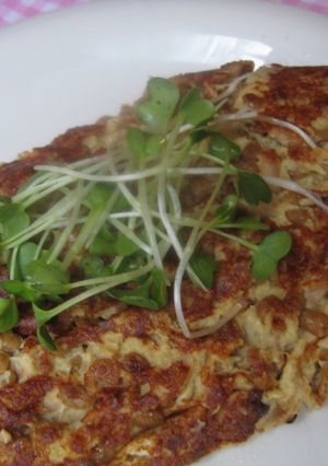 ☆ふわとろ長いも入り納豆チーズオムレツ☆-レシピのメイン写真