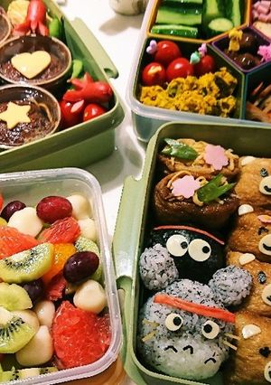 2018年　運動会♪年中お弁当♪トトロ♪-レシピのメイン写真