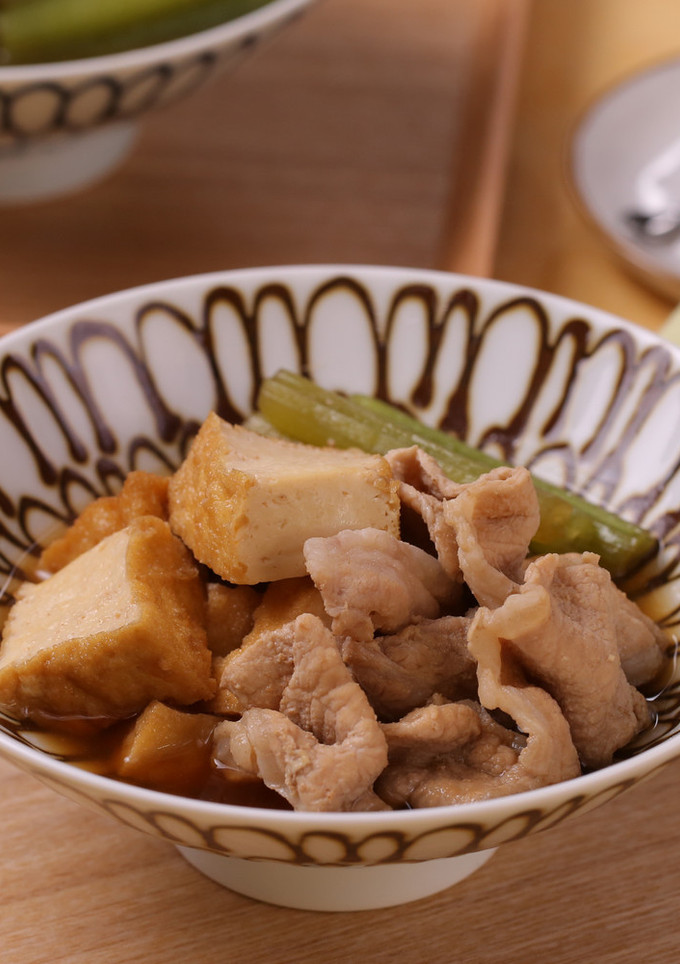 ごはんに合う♪ふきと豚肉のほっこり煮物-レシピのメイン写真
