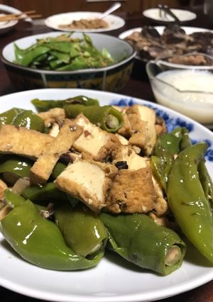 シシトウと厚揚げのペペロンアンチョビ炒め-レシピのメイン写真
