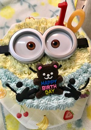 ミニオン ケーキ-レシピのメイン写真