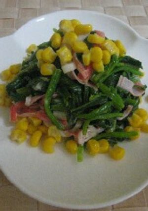 超簡単★ほうれん草のサラダ-レシピのメイン写真