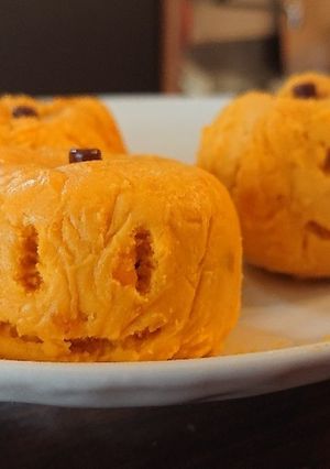 ハロウィン♪ カボチャのチーズケーキ風-レシピのメイン写真