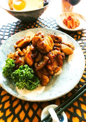 超簡単おかず♡鶏の照り焼きカレー風味-レシピのメイン写真