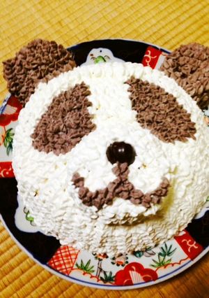 パンダ　バースデーケーキ-レシピのメイン写真