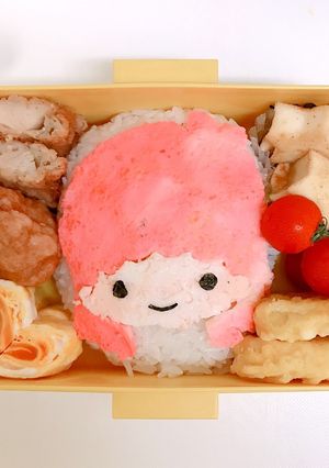 キキララのララちゃんのキャラ弁-レシピのメイン写真