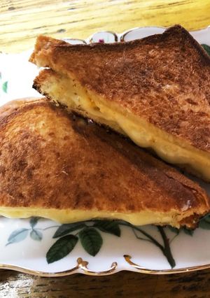 フライパンでホットサンド 卵チーズ-レシピのメイン写真