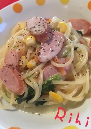 簡単!子どもだいすき♡クリームパスタ-レシピのメイン写真