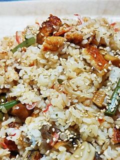 鰻と山菜の混ぜご飯!-レシピのメイン写真