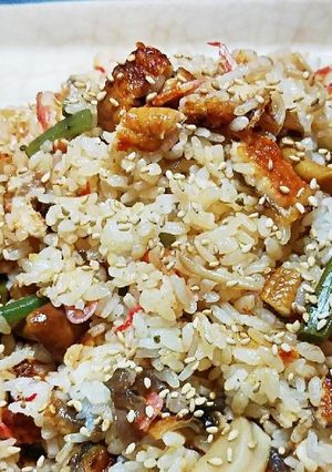 鰻と山菜の混ぜご飯!-レシピのメイン写真