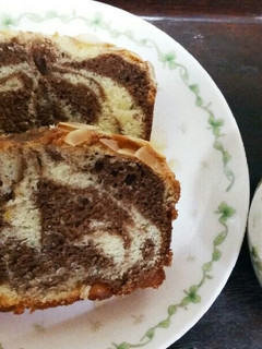 Aコープ蒸しパンミックスのマーブルケーキ-レシピのメイン写真