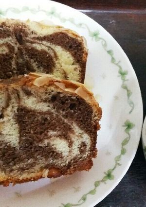Aコープ蒸しパンミックスのマーブルケーキ-レシピのメイン写真