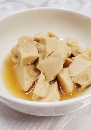 高野豆腐のゴム食感なし-レシピのメイン写真