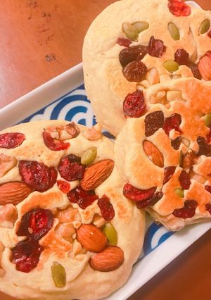 魔改造プロテインパンケーキ(｀･ω･´)-レシピのメイン写真