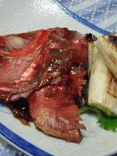 金目のアラ、オイスターソース煮-レシピのメイン写真