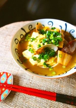 あさりと豆腐の味噌チゲスープ-レシピのメイン写真