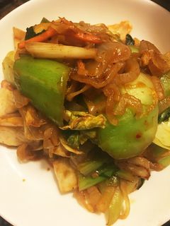 ヘルシーなチンゲン菜のキムチ炒め-レシピのメイン写真
