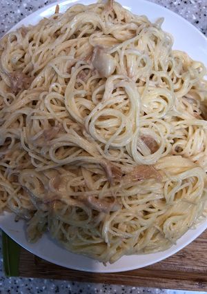 なめ茸クリームパスタ-レシピのメイン写真
