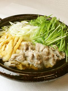 水菜のはりはり鍋(権太呂だし使用)-レシピのメイン写真