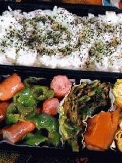 今日のお父ちゃん弁当☆手抜き弁当-レシピのメイン写真