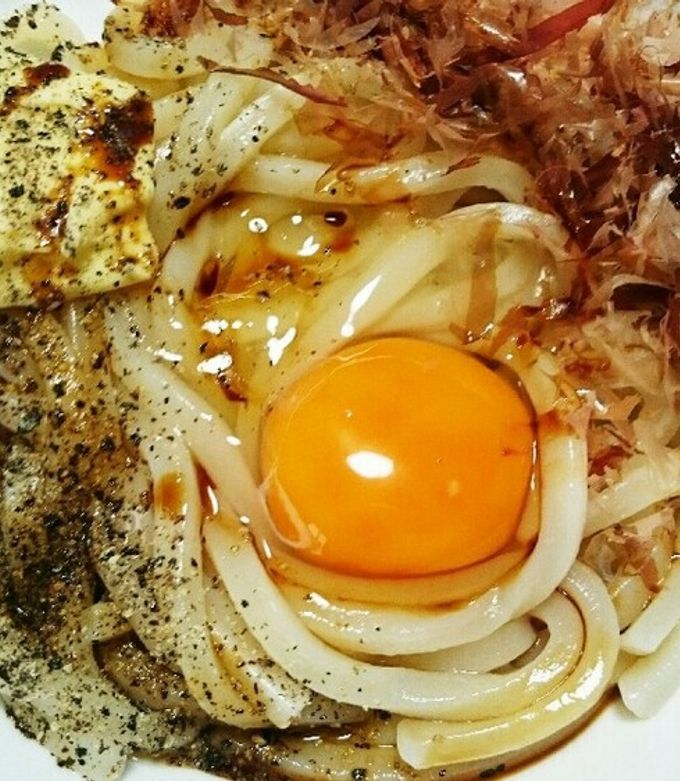 ☆超簡単☆バター釜玉うどん-レシピのメイン写真