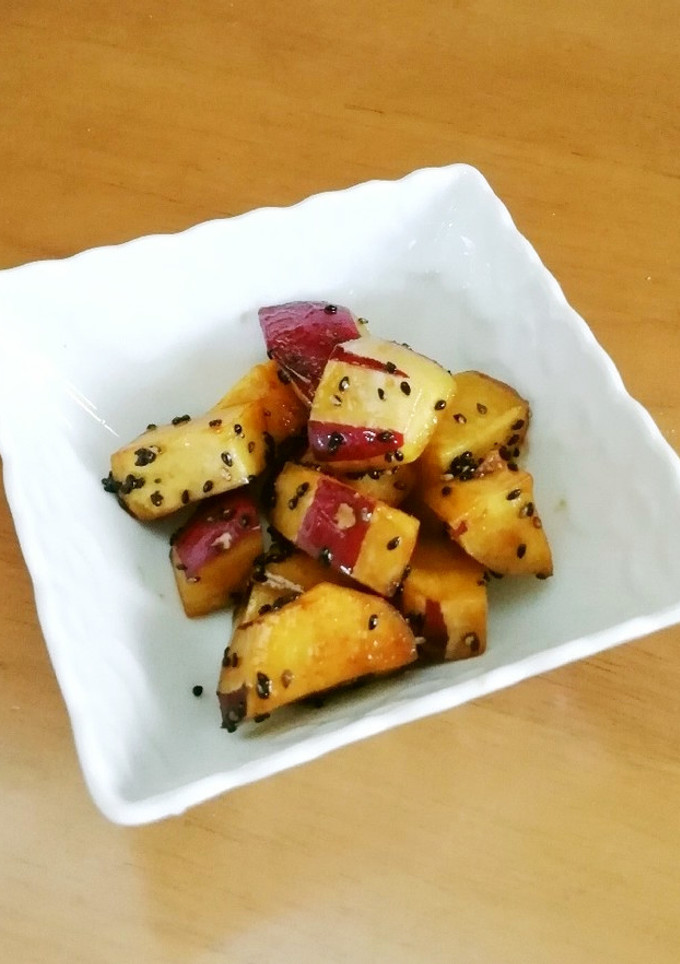 簡単◇揚げ焼き黒糖大学いも-レシピのメイン写真