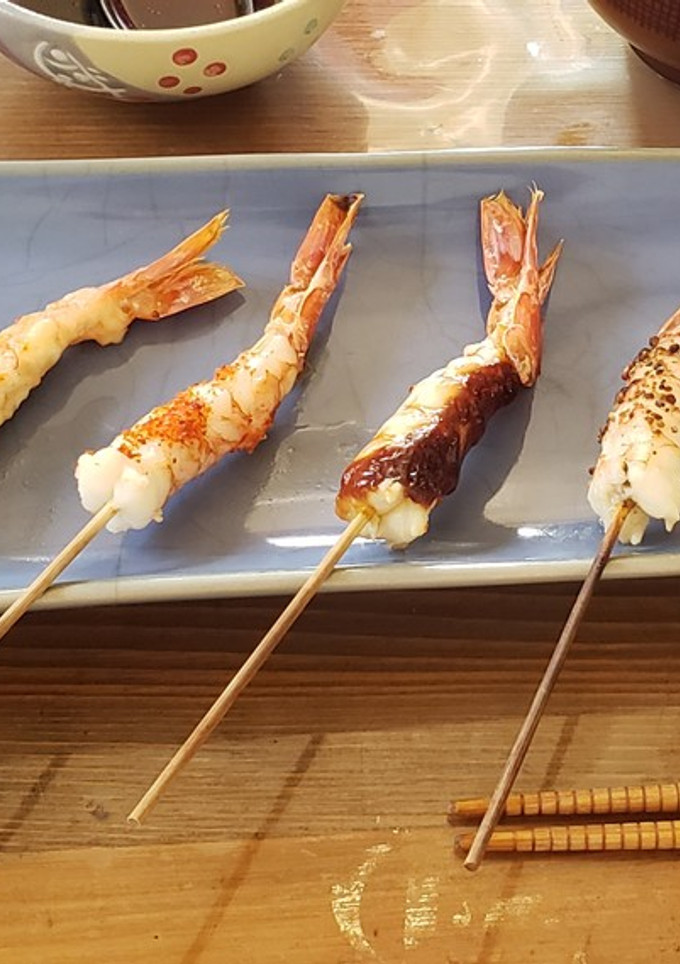 エビの４種串盛り♪-レシピのメイン写真