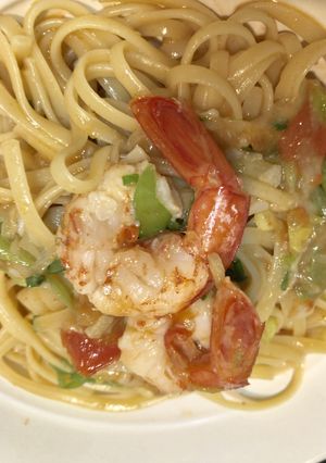 海老の味濃厚！ごちそう和風パスタ-レシピのメイン写真