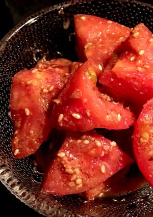 美味しい!トマトの胡麻和え-レシピのメイン写真