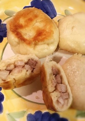 鹹豬肉入り水煎包≒肉まん（豚まん）-レシピのメイン写真