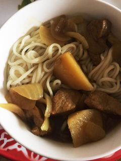 残り物でカレーうどん-レシピのメイン写真