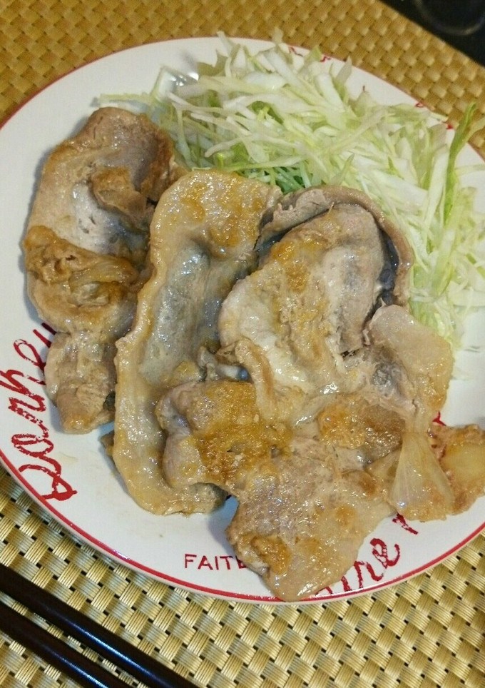 豚の生姜焼き*玉葱ソース-レシピのメイン写真