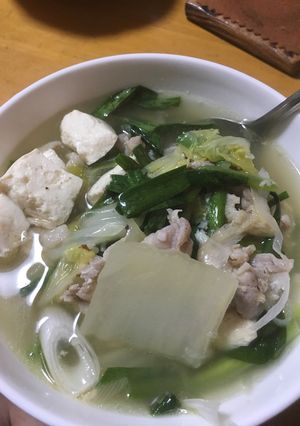塩麹鍋(豚バラ)-レシピのメイン写真