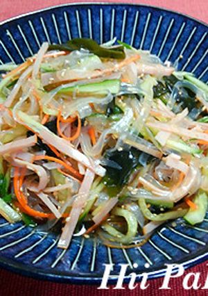 春雨の中華風酢の物-レシピのメイン写真
